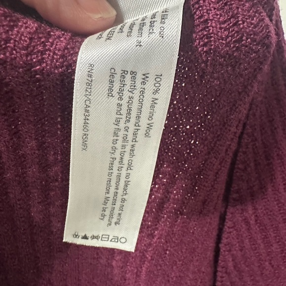 $298 Eileen Fisher Merino Wool Textured Vneck A-line Sweater Dress S Ribbed - Picture 4 of 4